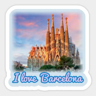 I love Barcelona, Barcelona Sticker